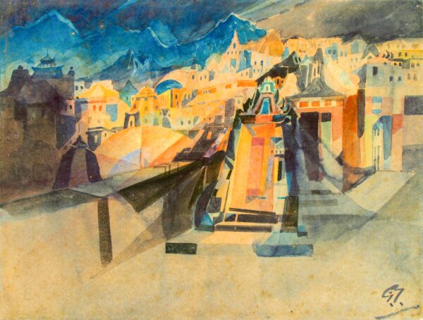 Dwarkapuri - by Gaganendranath Tagore