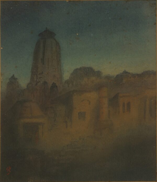 Bhubaneshwar Temple - by Gaganendranath Tagore