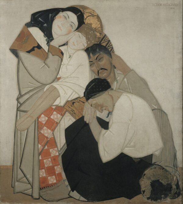 Family. The Central Part of Triptych “Life” - Fedir Krychevsky