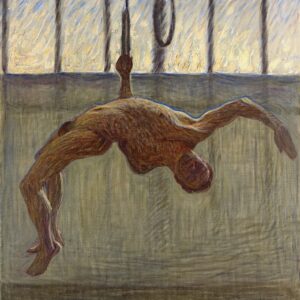 Ring gymnast I - by Eugène Jansson