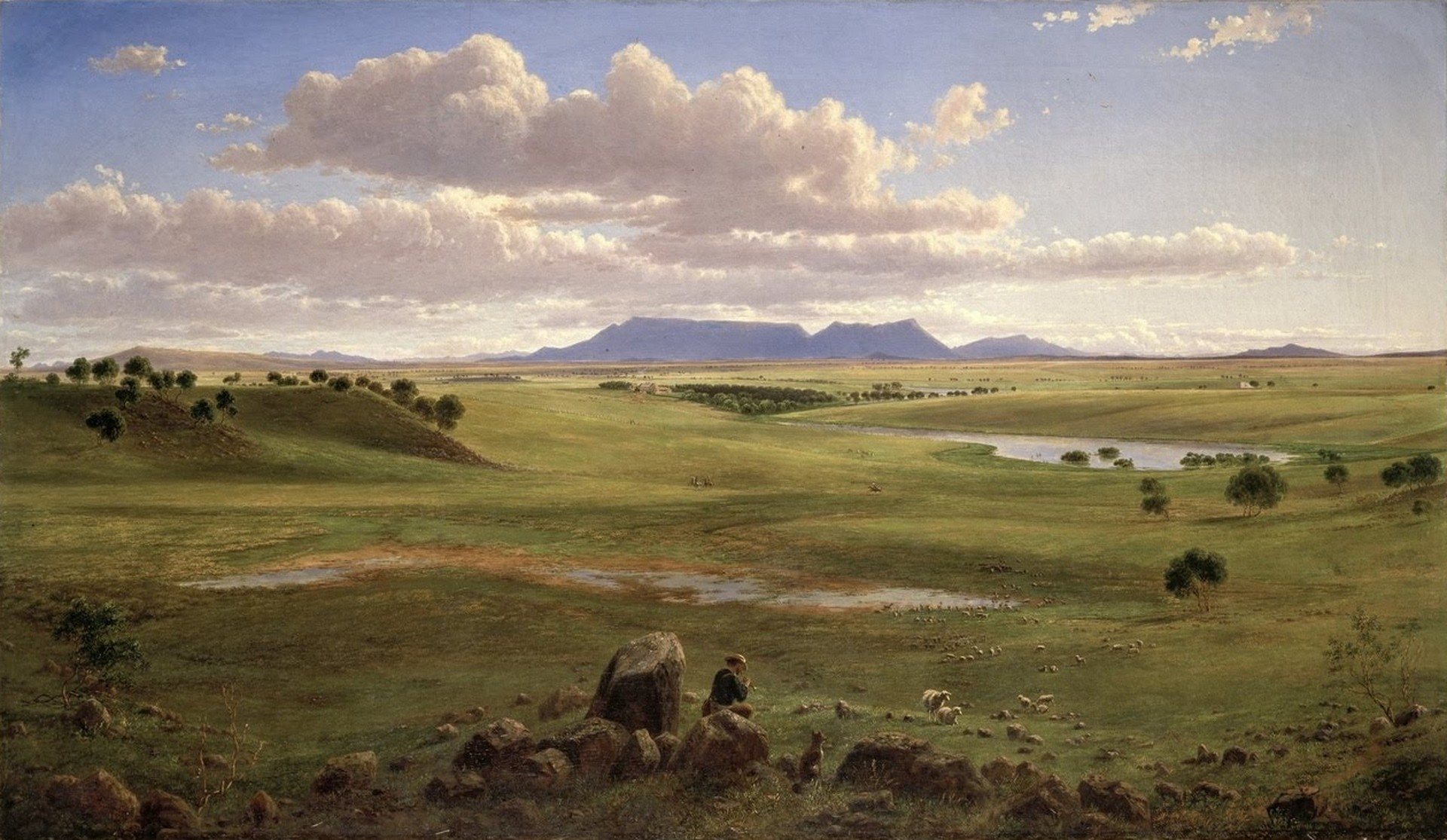 (Stoneleigh, Beaufort near Ararat, Victoria), 1866 - by Eugene von Guerard