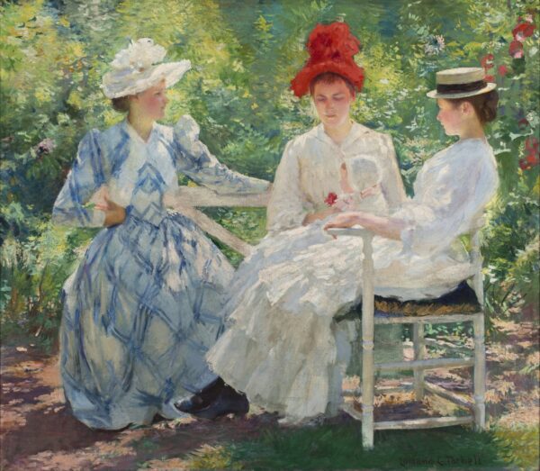 Three Sisters�A Study in June Sunlight - by Edmund C. Tarbell