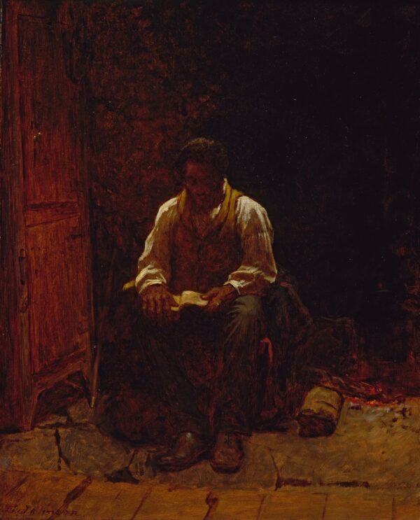 The Lord Is My Shepherd - by Eastman Johnson