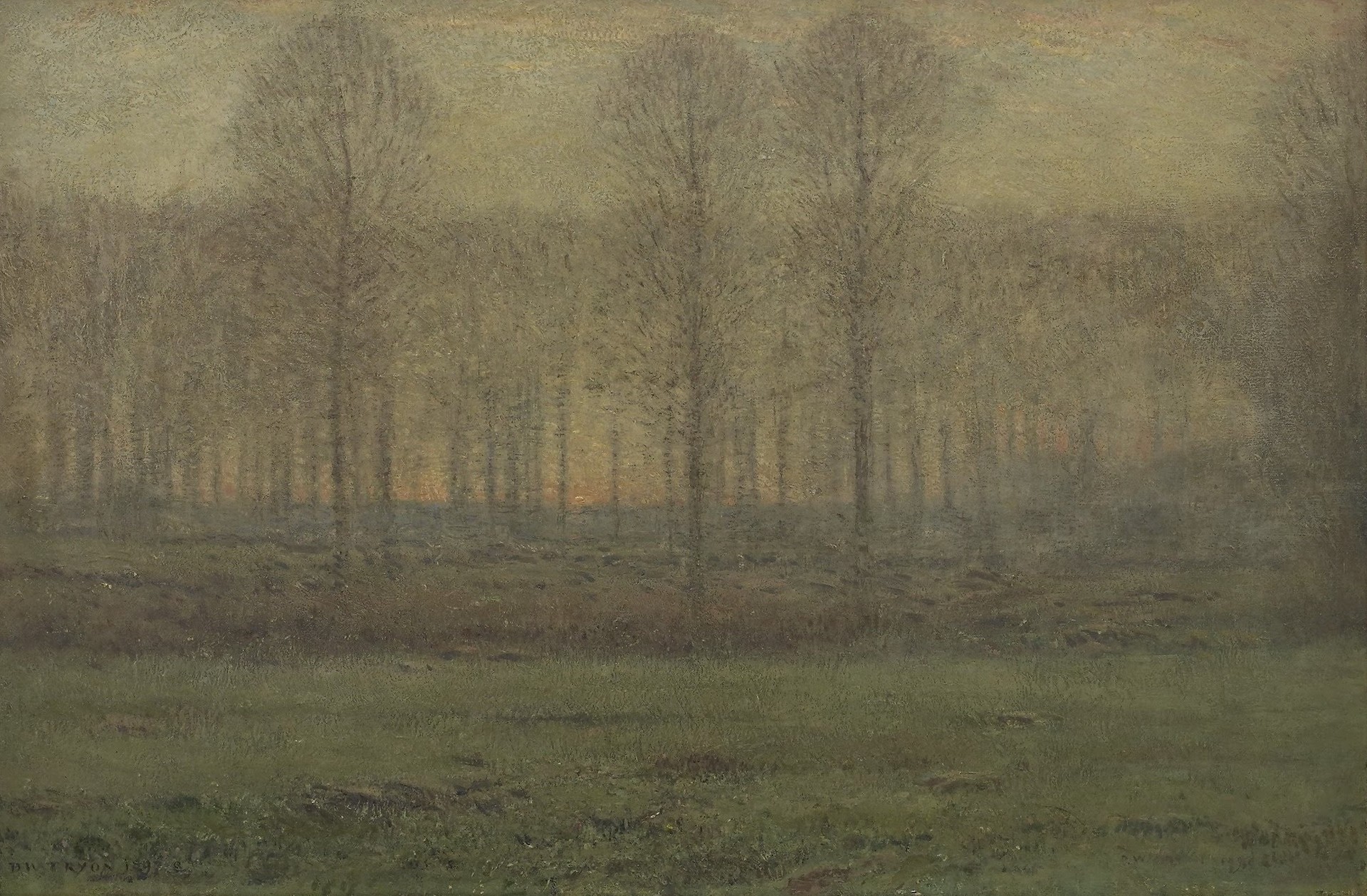 Sunrise: April - by Dwight William Tryon