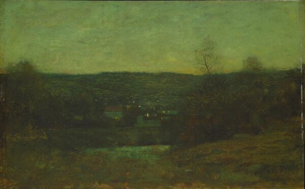 A Lighted Village - by Dwight William Tryon