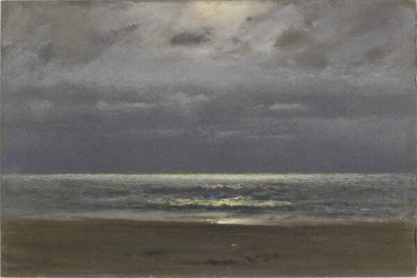 The Sea: Night - by Dwight William Tryon