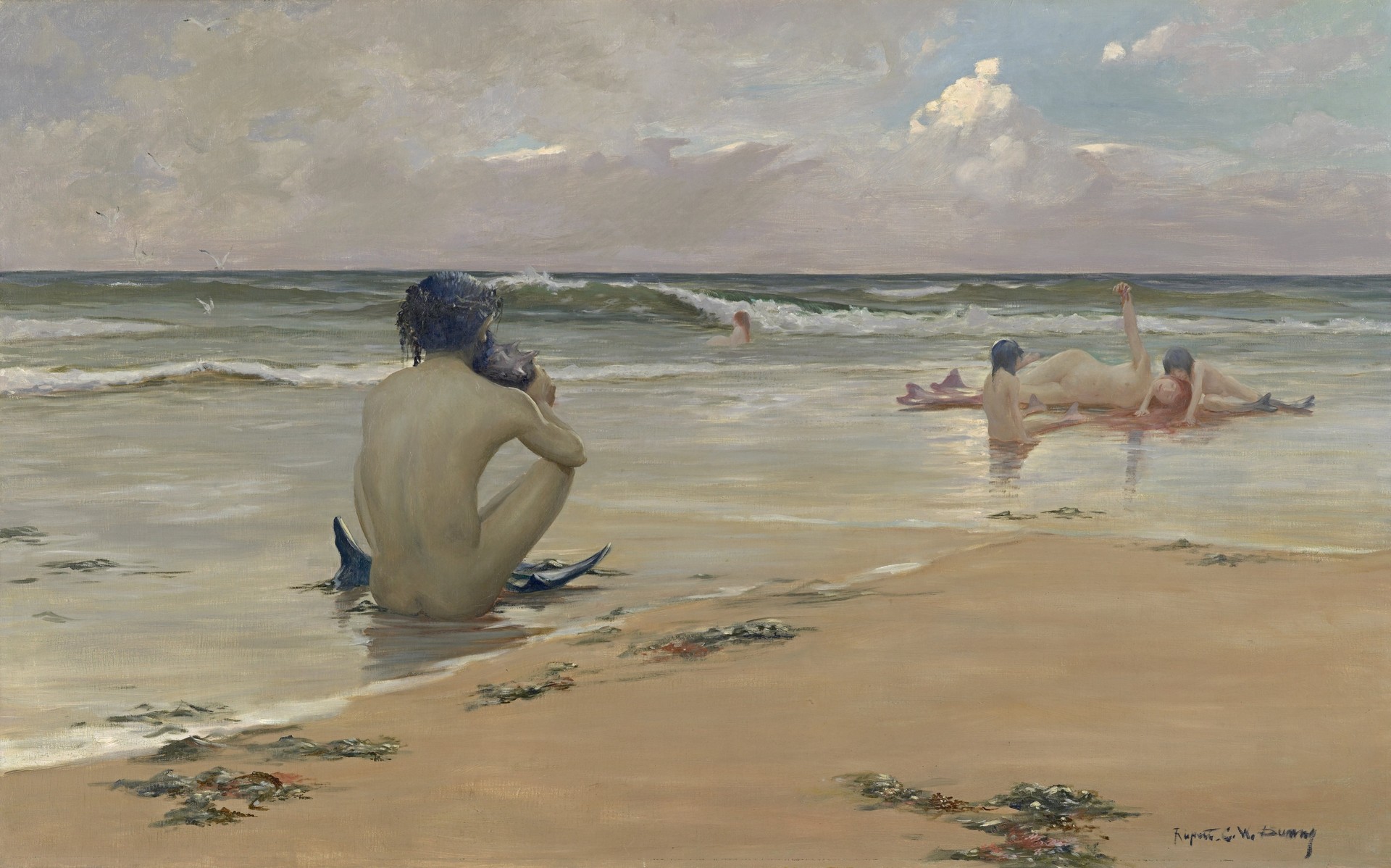 Sea idyll - by Rupert Bunny