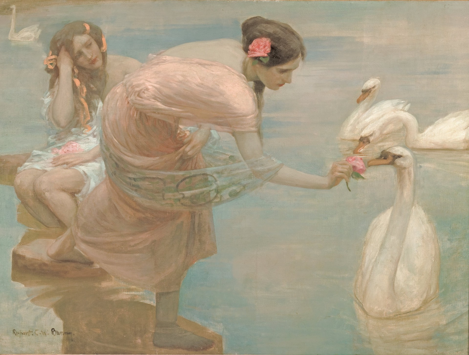 A summer morning - by Rupert Bunny
