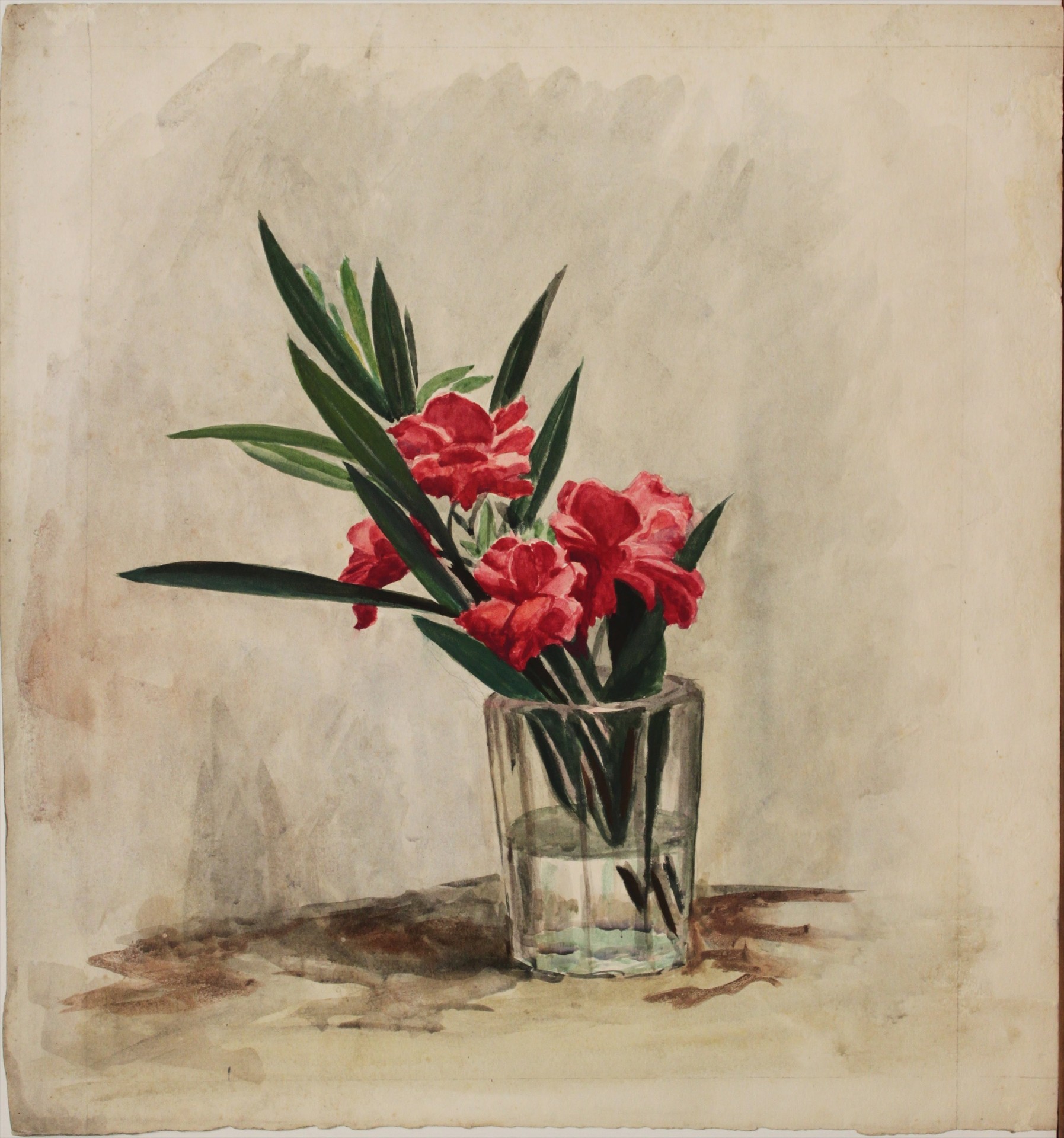 Estudo de Copo com Flores - by Rodolfo Amoedo