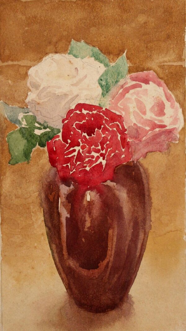 Estudo de Composição: Vaso com Flores - by Rodolfo Amoedo