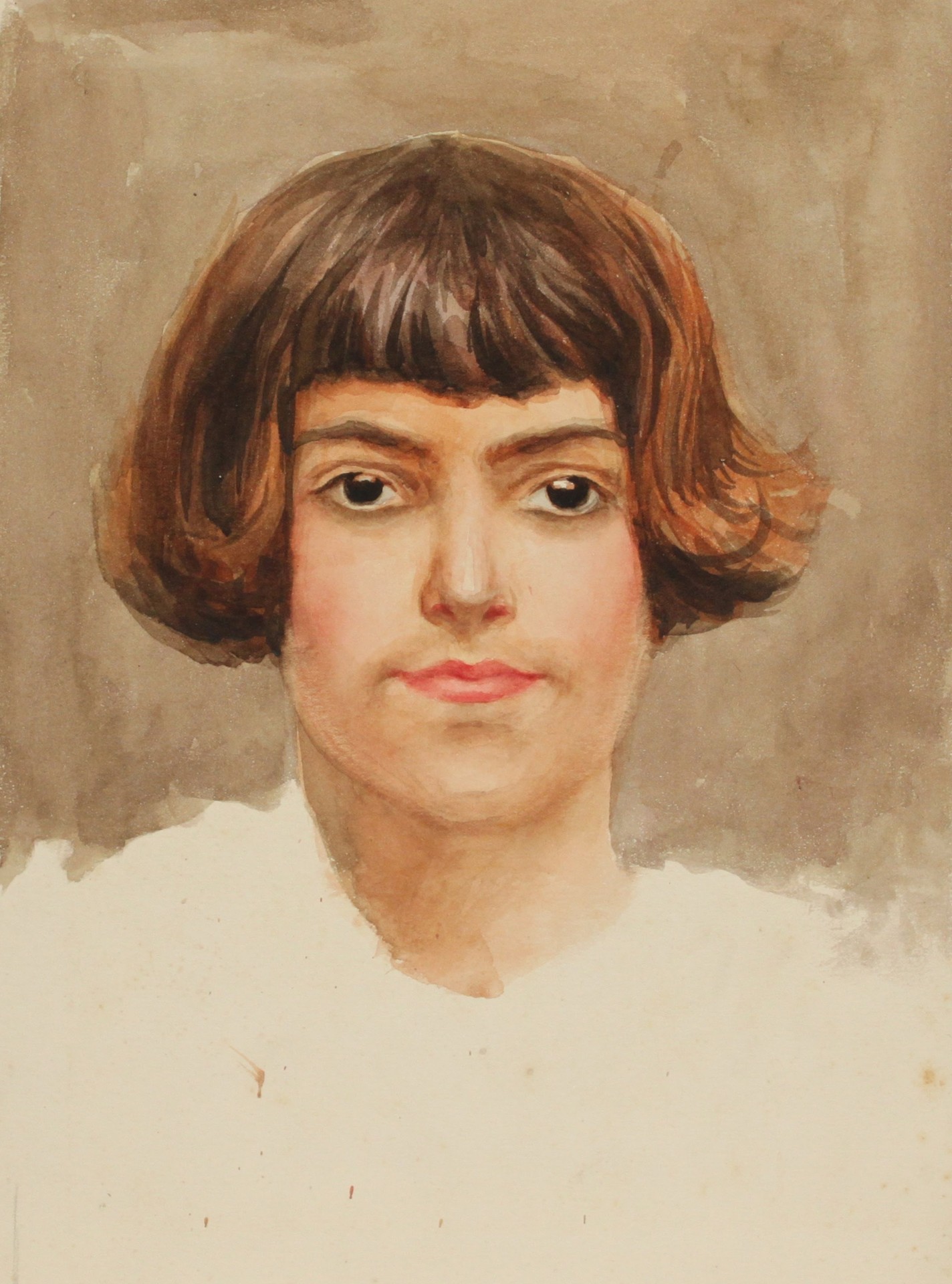 Estudo de Cabeça de Menina - by Rodolfo Amoedo