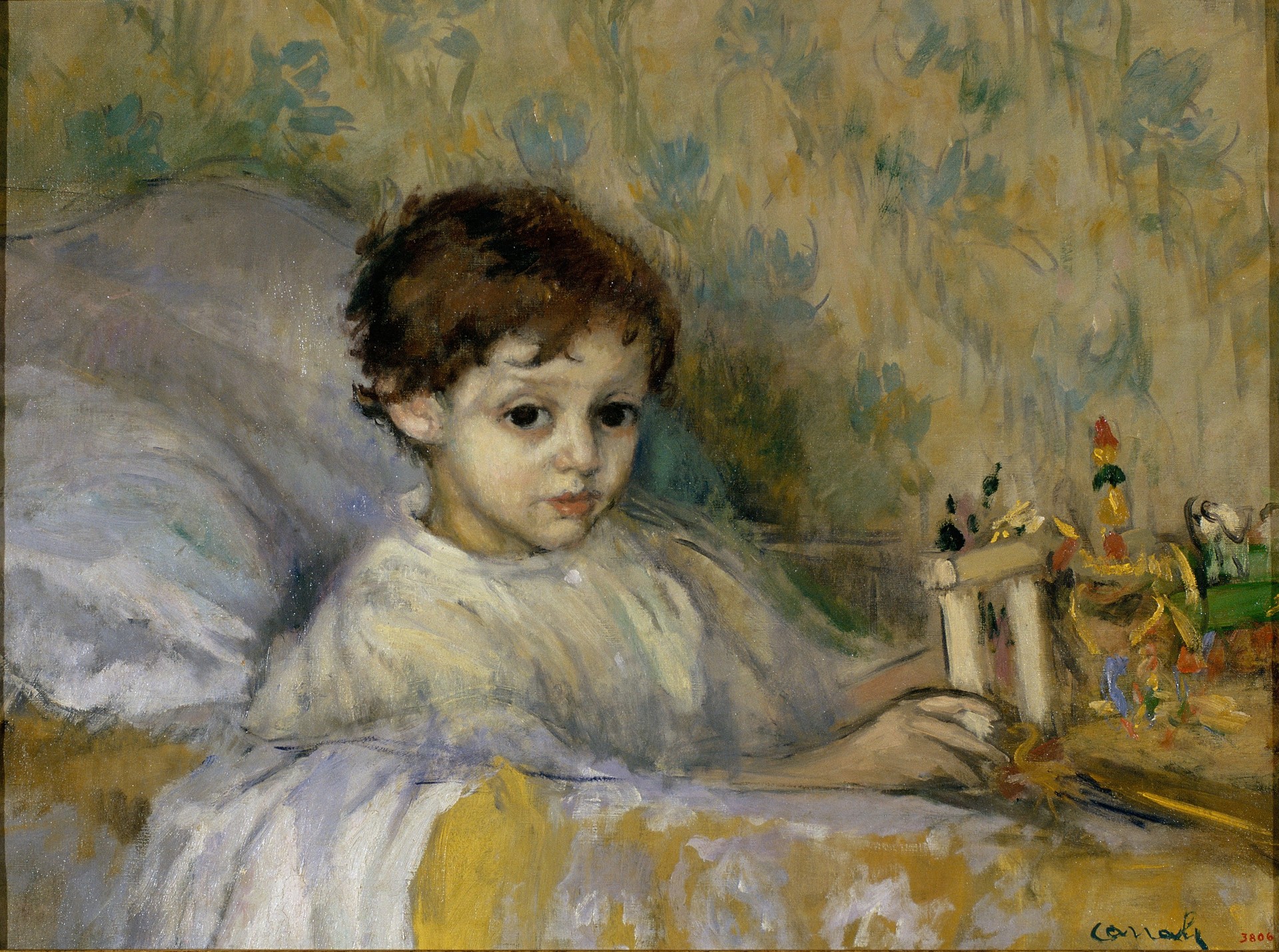 Sick Child (Octavi, the artist's son) - by Ricard Canals