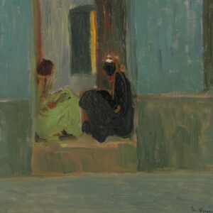 Negras en la puerta o Negras en zaguán - by Pedro Figari