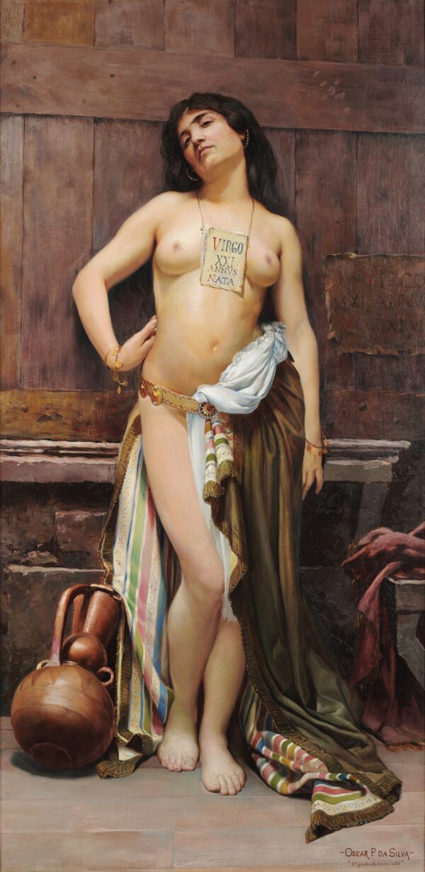 Escrava Romana (Roman Slave) - by Oscar Pereira da Silva