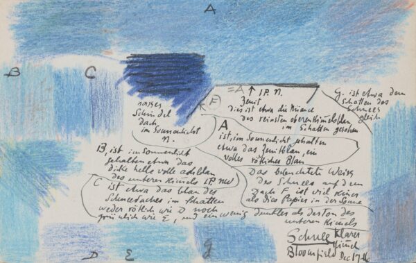 Color Studies of Snow - by Oscar Florianus Bluemner