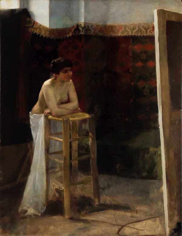Female model in a studio - Oscar Björck