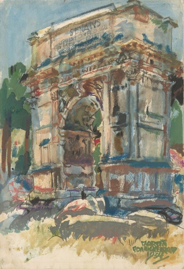 De Boog van Titus, Rome - by Martin Monnickendam