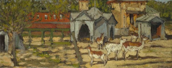 Autumn. A Zoological Garden - by Leonard Turzhansky