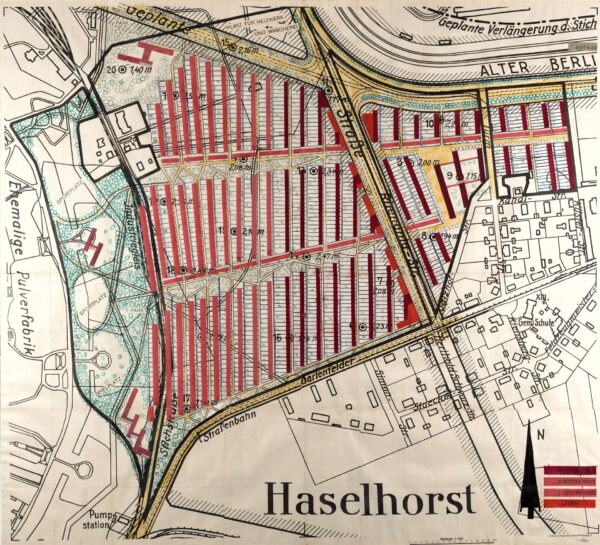 Urban development competition - by the Imperial Research Society for designing a housing estate in Berlin-Haselhorst - by Konrad Püschel