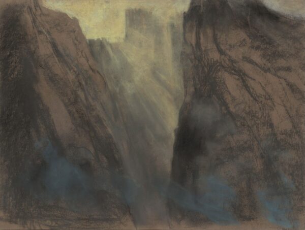 A Ravine in the Mountains - by Kazimierz Stabrowski