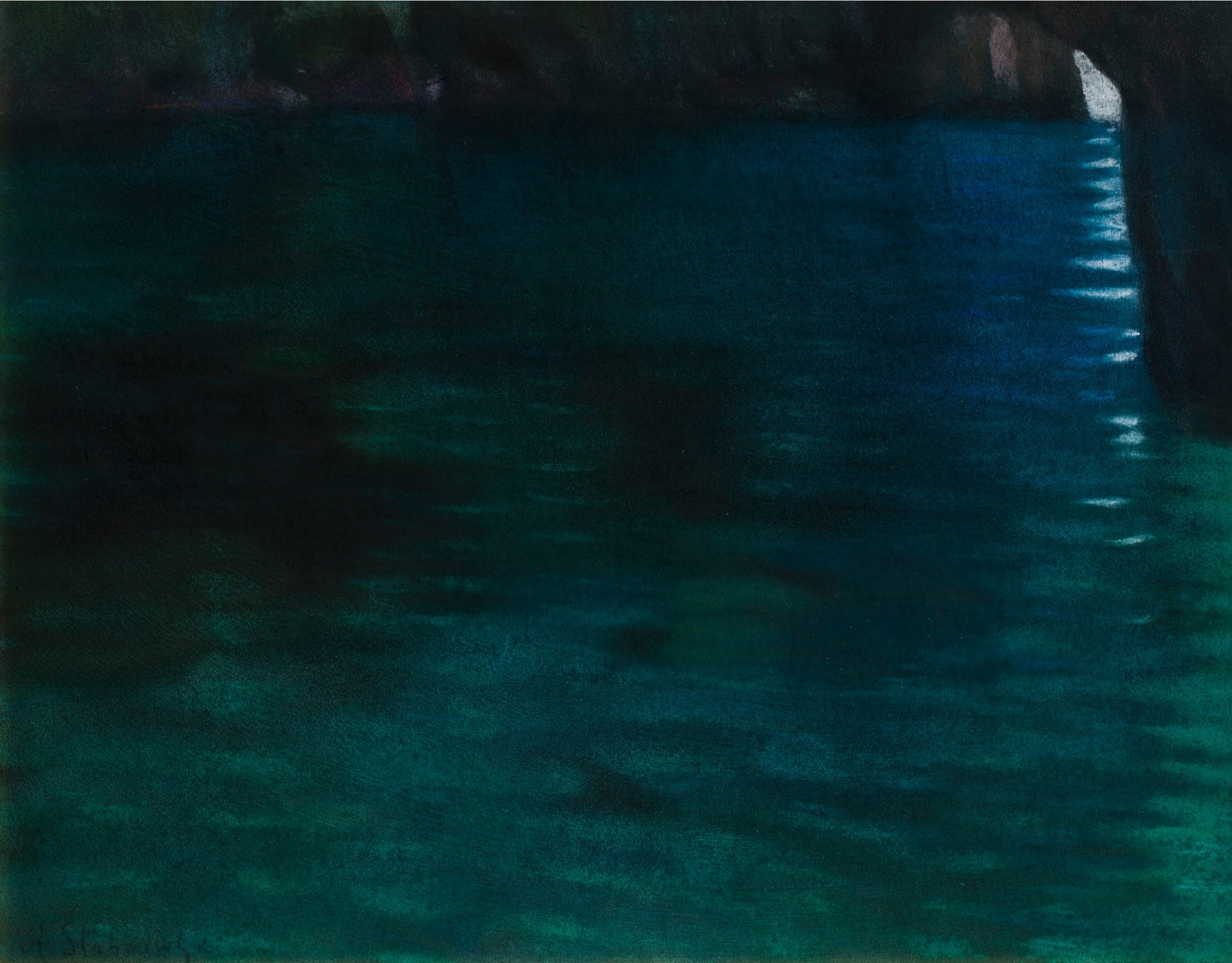 The grotto - by Kazimierz Stabrowski