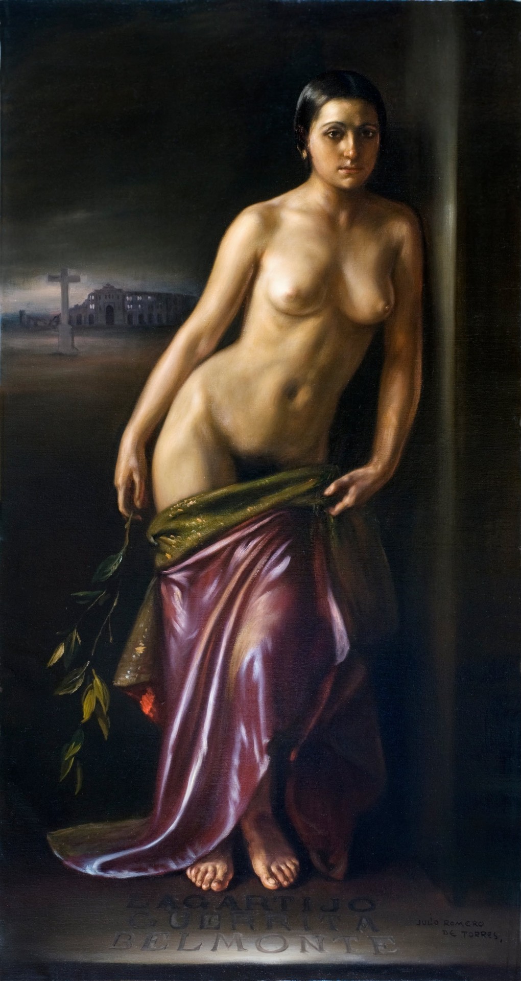 A Present to the Bullfighting Art - by Julio Romero De Torres