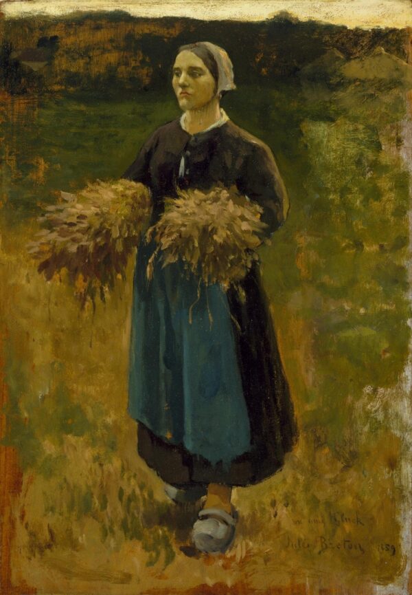 The Gleaner - by Jules-Adolphe Breton