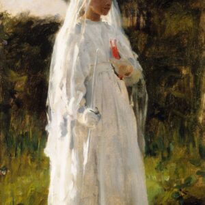 Study for "The Communicants" - by Jules-Adolphe Breton