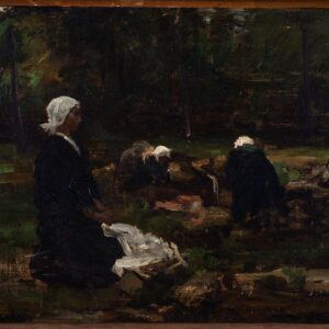 Lavadeiras - by Jules-Adolphe Breton