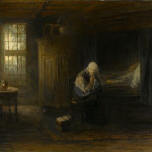 Alleen op de wereld' - by Jozef Israëls