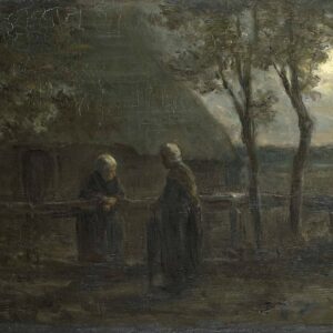 Buurpraatje - by Jozef Israëls