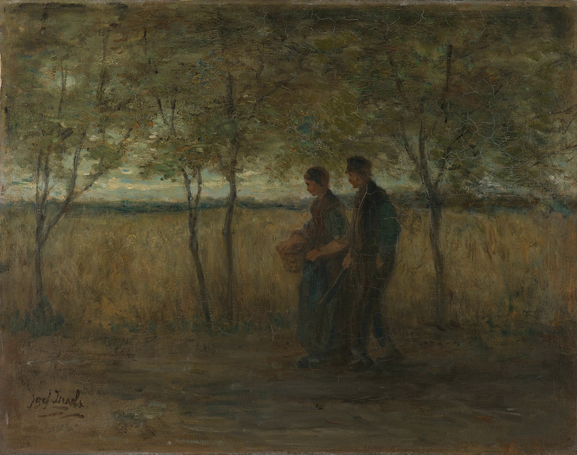 Huiswaartskeren' - by Jozef Israëls