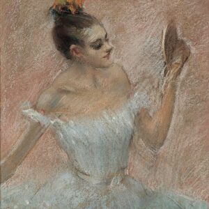 Dancer with a Mirror - by Jean-Louis Forain