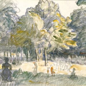 Study for 'Le Ranelagh' - by Henri-Edmond Cross