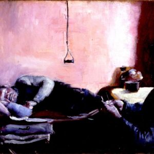 Niels Gaihede's afternoon nap - by Christian Krohg