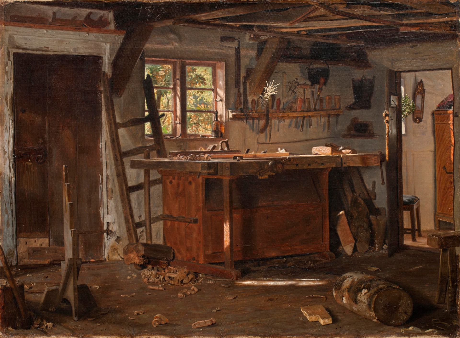 A carpenter's workshop - by Christen Dalsgaard