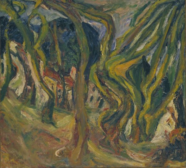 Landscape at Céret (Paysage à Céret) - by Chaïm Soutine