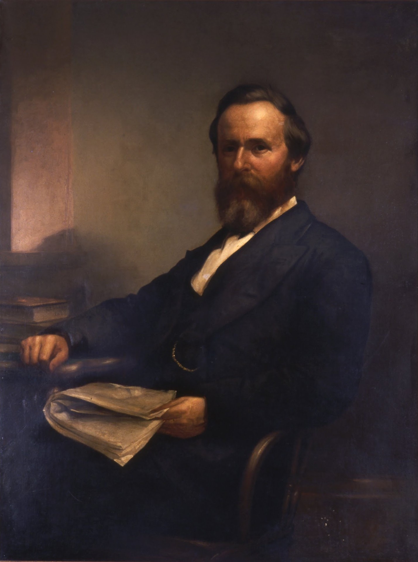 Governor Rutherford B. Hayes Portrait - by Charles T. Webber