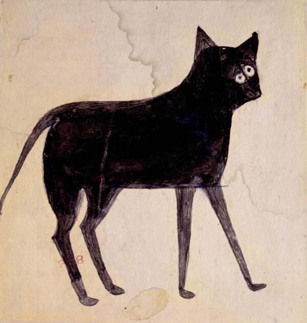 Untitled (Cat) - by Bill Traylor