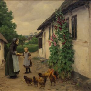 Besøg Hos Bedstemor - by Hans Andersen Brendekilde