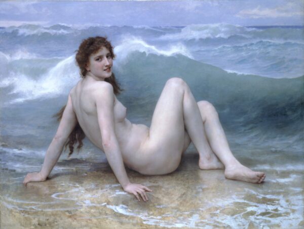 Wave - by William-Adolphe Bouguereau