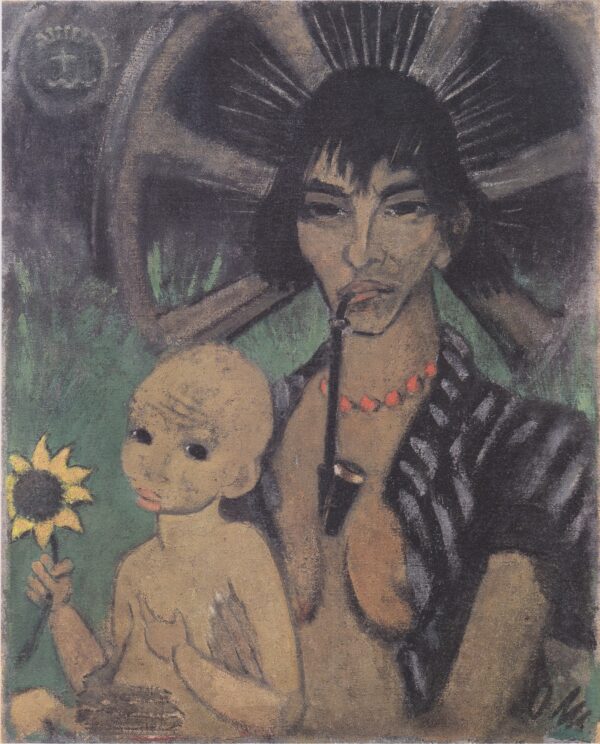 Zigeunermadonna - by Otto Mueller
