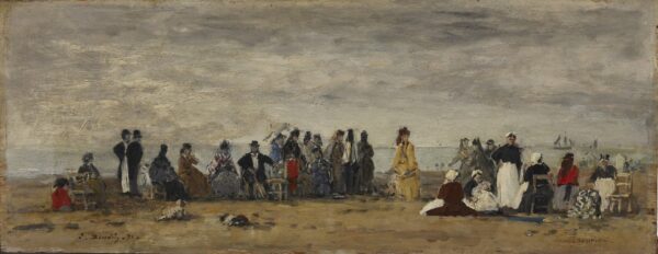 Trouville - by Eugène Boudin