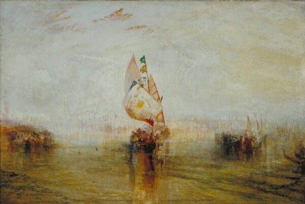 The Sun of Venice Going to Sea - by J. M. W. Turner