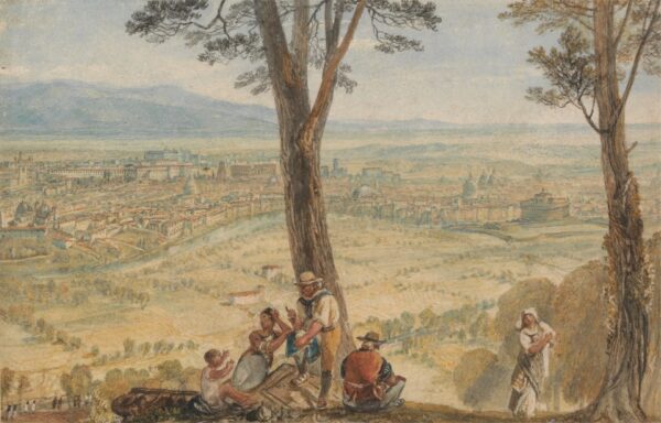 Rome from Monte Mario - by J. M. W. Turner