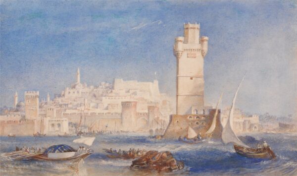Rhodes - by J. M. W. Turner