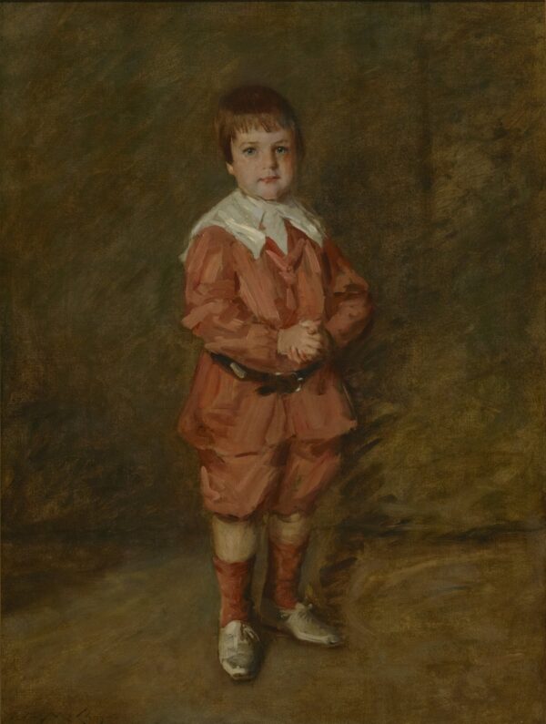 Portrait of Master Robert Chase - by William Merritt Chase