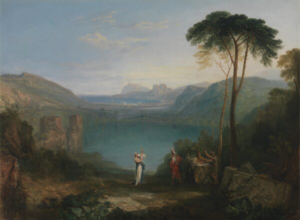 Lake Avernus: Aeneas and the Cumaean Sibyl - by J. M. W. Turner