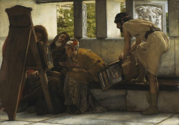 A Roman Studio - by Lawrence Alma-Tadema