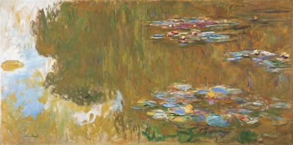 The Water Lily Pond, c. 1917-19 - by Claude Monet